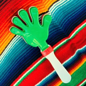 Mexican Flag Plastic Hand Clapper Toy